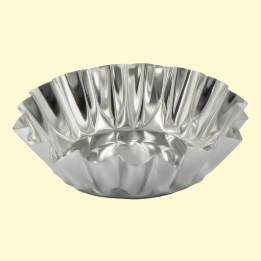 Set of baking molds, 10 pieces, aluminum, Ø 95 mm