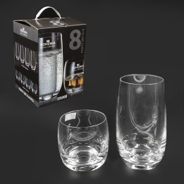 Gläser-Set PARTY SET, 4 x 470 ml und 4 x 350 ml