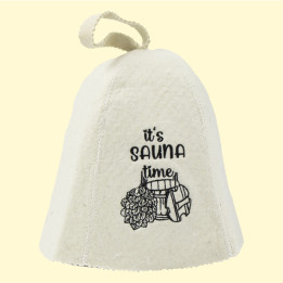 Filzkappe It´s Sauna time für Sauna