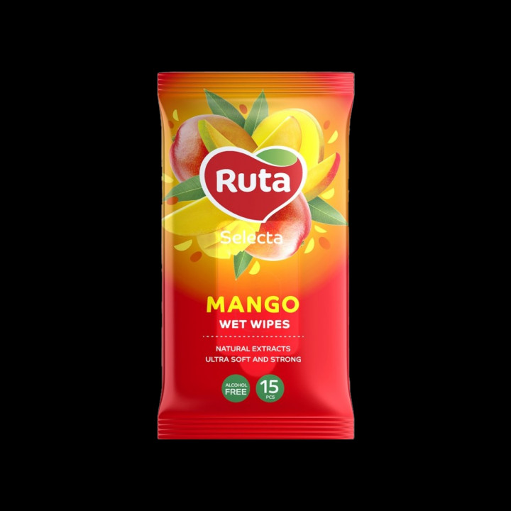 Feuchttücher Ruta Selecta Kamille 15 Stück, mit Kamillenextrakt
