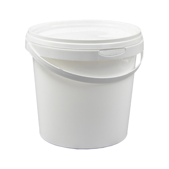 Set of containers 50 pieces 1000 ml, plastic white Ø13cm Not for resale on the Internet