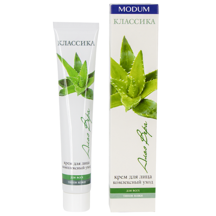 Feuchtigkeitscreme für das Gesicht Umfassende Pflege für alle Hauttypen Aloe Vera Series MODUM 75 ml