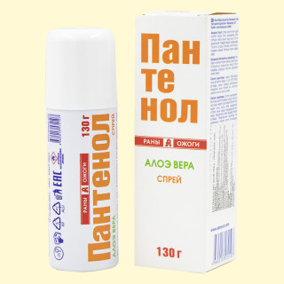 Panthenol mit Aloe Vera Spray für Gesicht und Körper 130 g