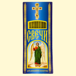 Paraffinkerzen-Set "Ангел Хранитель" 12 St., für Hausgottesdienst, 18 cm, ⌀ ca.5 mm