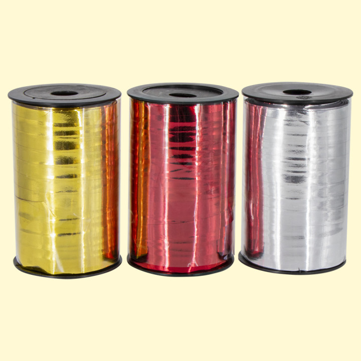 Band für Dekoration und Geschenke 1 cm x 90 m, verschiedene Farben