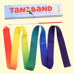 Gymnastikband mit Stab