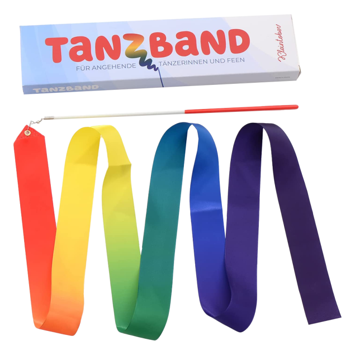 Gymnastikband mit Stab
