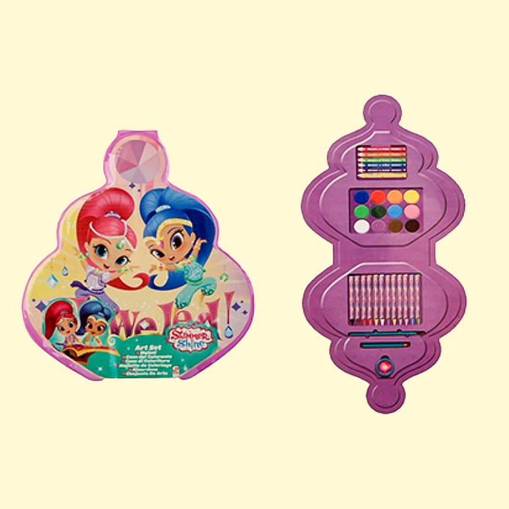 Mal- und Zeichenkoffer Shimmer & Shine 34 teilig 24,5 х 23 х 4 cm