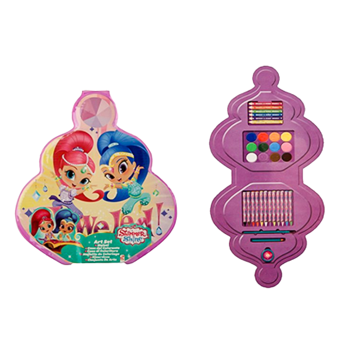Mal- und Zeichenkoffer Shimmer & Shine 34 teilig 24,5 х 23 х 4 cm