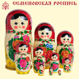 Matryoshka Semyonovskaya M10, 27 cm