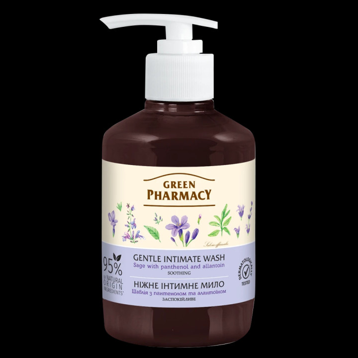 Flussigseife für Intimpflege Grüne Apotheke 370 ml, mit Salbei
