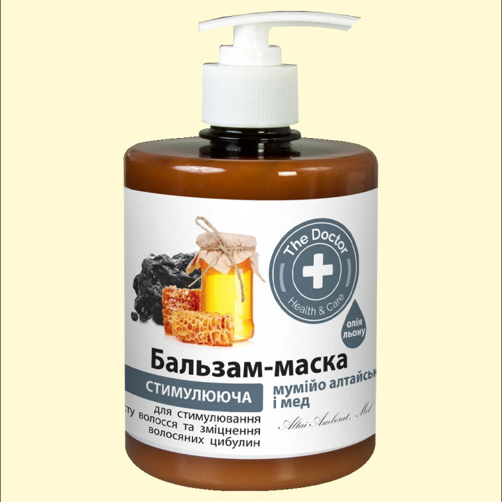 Haarmaske Domaschnij Doktor Mumijo und Honig, 500 ml
