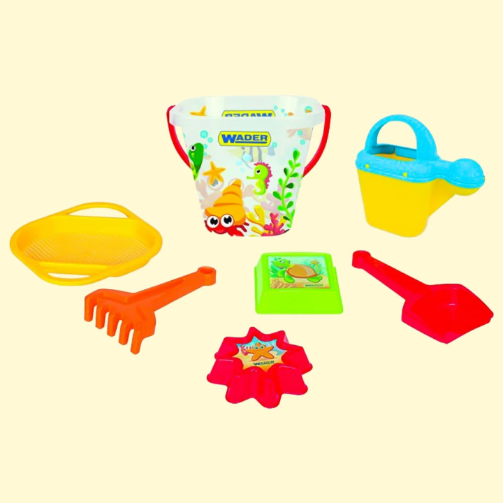 Set of children's beach toys Wader 7 parts