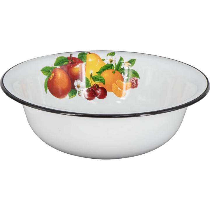 Wasserschüssel 9 L, emailliert, "Frucht Fantasie "