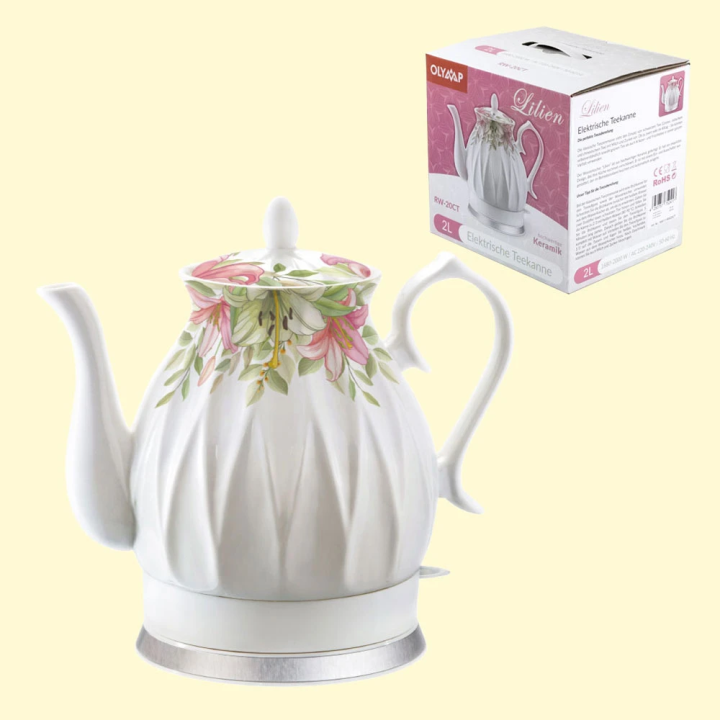 Electric kettle - Lilien 2 liters 1680-2000W, ceramic