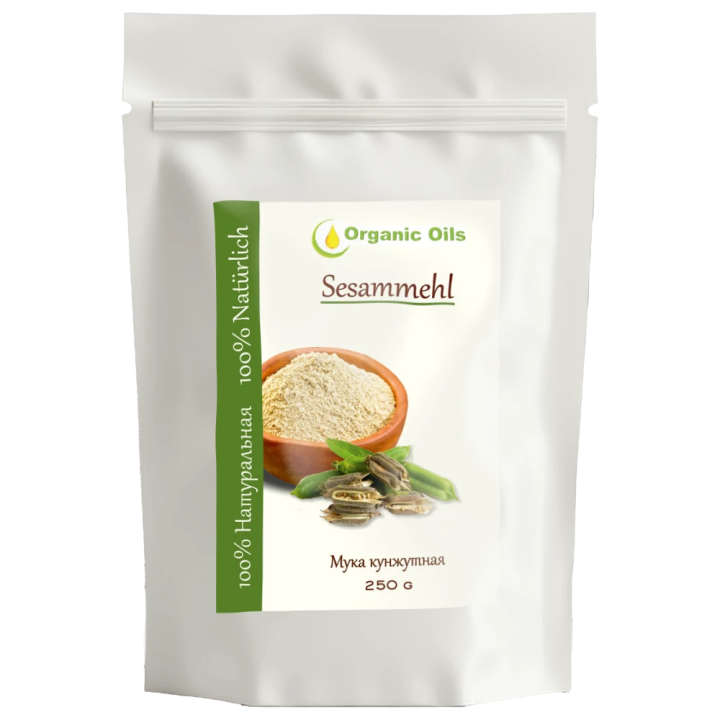Мука кунжутная Organic Oils, 250 г