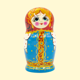 Matrjoschka Sarafanchik M5, ca.16 cm