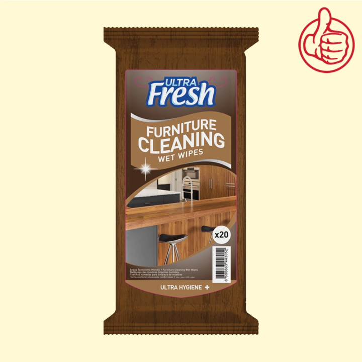 Cleaning cloths for furniture and wooden surfaces Ultra Fresh 20 sheets