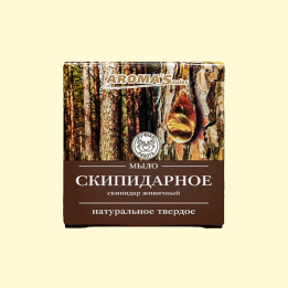 Твердое мыло AROMA'Saules натуральное Скипидарное, 80 г