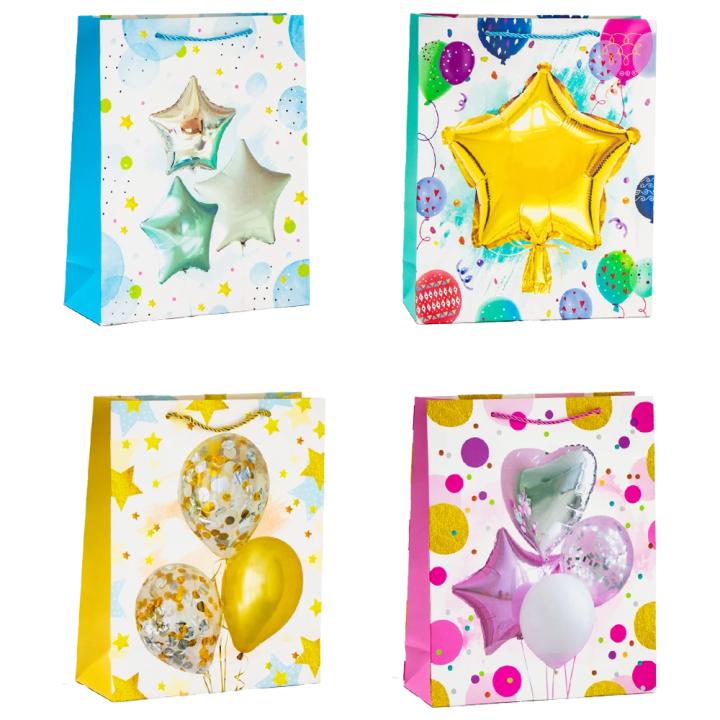 Geschenktasche 12er Set 26x32x10 cm
