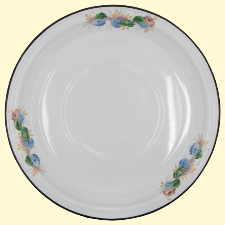 Runde Platte ∅50 cm Euphorie emailliert, 7 L