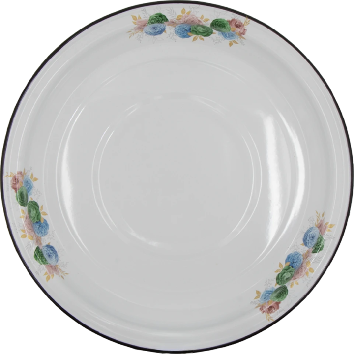 Runde Platte ∅50 cm Euphorie emailliert, 7 L