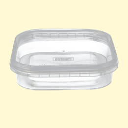 Container-Box-Set. 50 St. 200 ml, aus Plastik Quadrat Nicht für Weiterverkauf über Internet