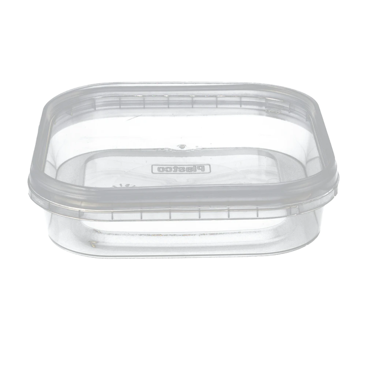 Set of containers. 50 pieces, 200 ml each, plastic, square. Not for resale on the Internet