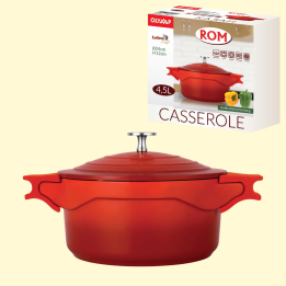 Cauldron ROM 4.5 L, aluminum casting, non-stick coating, Ø 24 cm