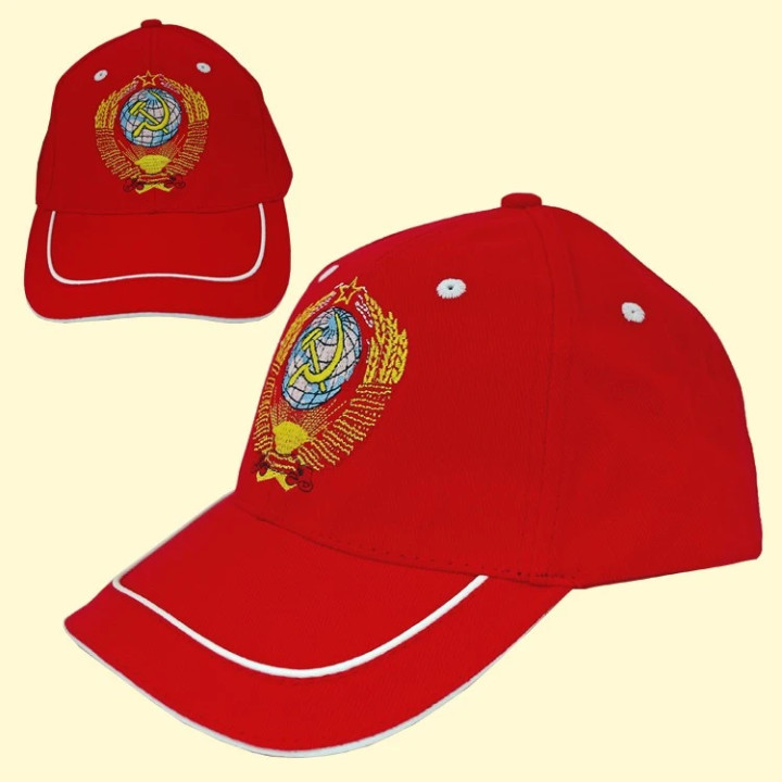 Kappe UdSSR Wappen, rot