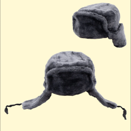 Faux fur hat-ear hat Sizes: 56, 58, 60, 62