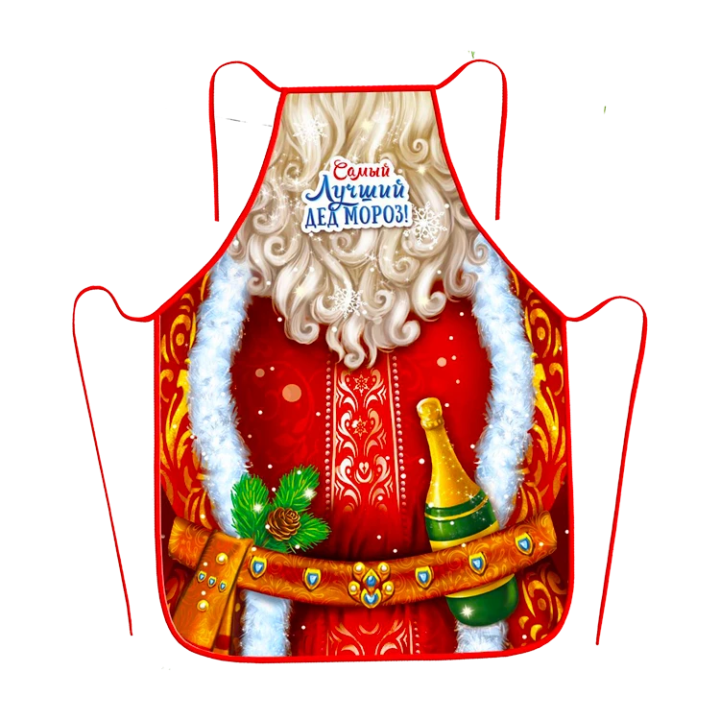 Schürze Bester Weihnachtsmann 100% Polyester, 50x70 cm