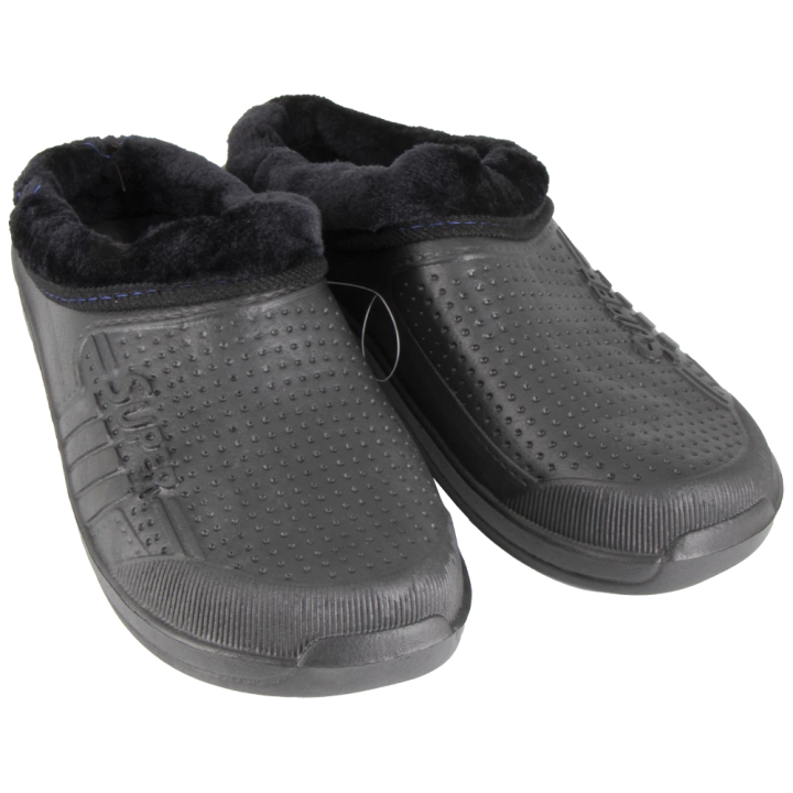 Gummi - Schuhe für Herren SABO mit Kunstpelz, Größe 45