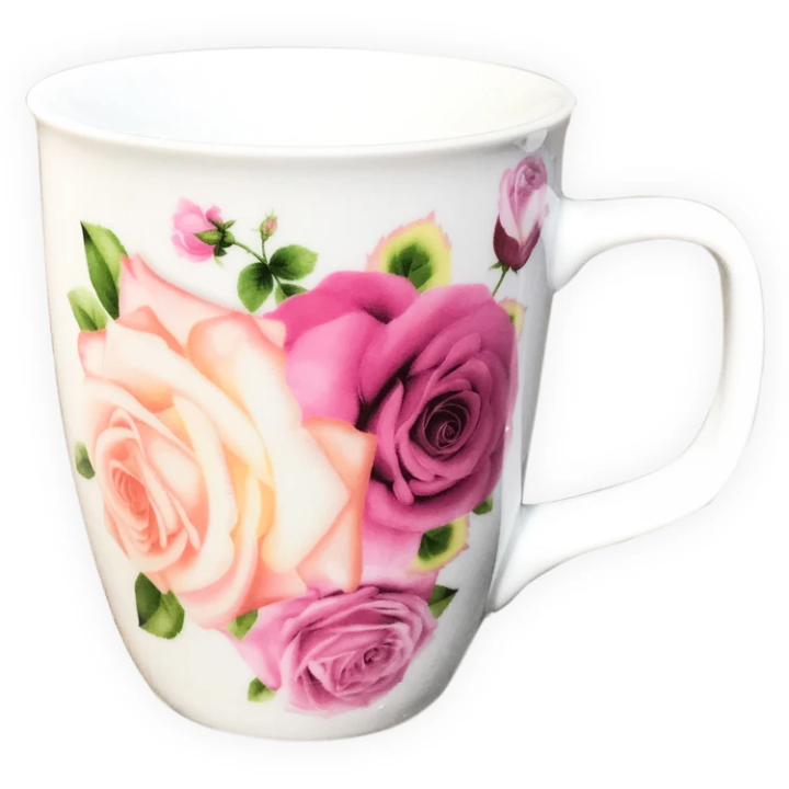 4-Tassen-Set Rosen, 0,4 L *
