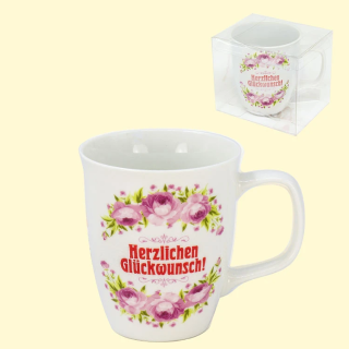 Tasse Herzlichen Glückwunsch!, 0,4 l