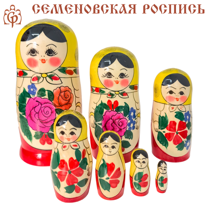 Matryoshka Semyonovskaya M7 16 cm