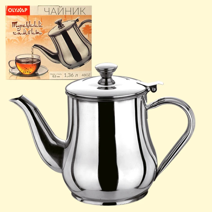 Чайник Турецкий гамбит 1,36 Л, Нерж. сталь