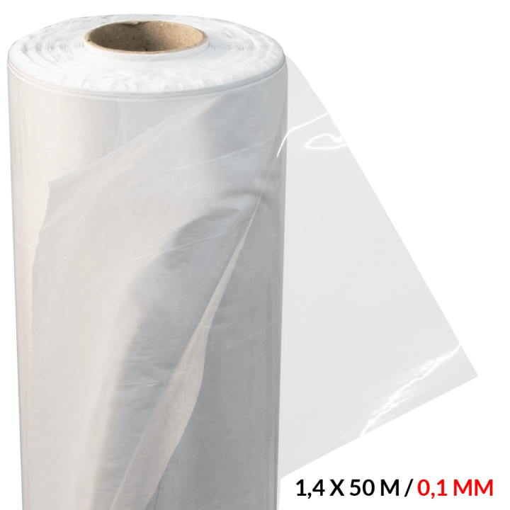 Tischdecke / Glasklar Folie CRISTAL, transparent, 0,8 x 15 m, Ø 1,5 mm