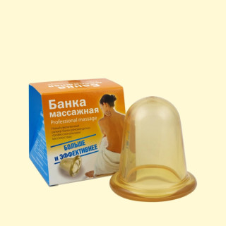Schröpf für Massage aus Gummi, H-8 сm, D-6 сm