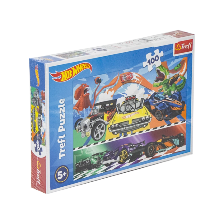 Puzzles for children from 5 years old toddlers Hot Wheel 100 elements
