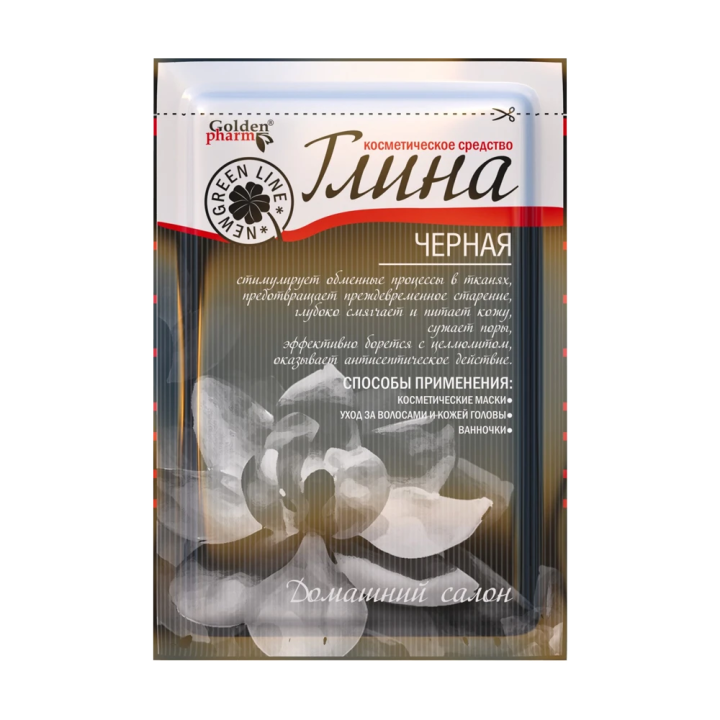 Глина косметическая черная 60 г