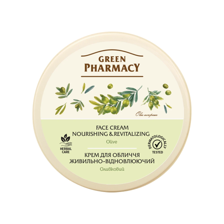 Gesichtcreme Grüne Apotheke 200 ml,Olive