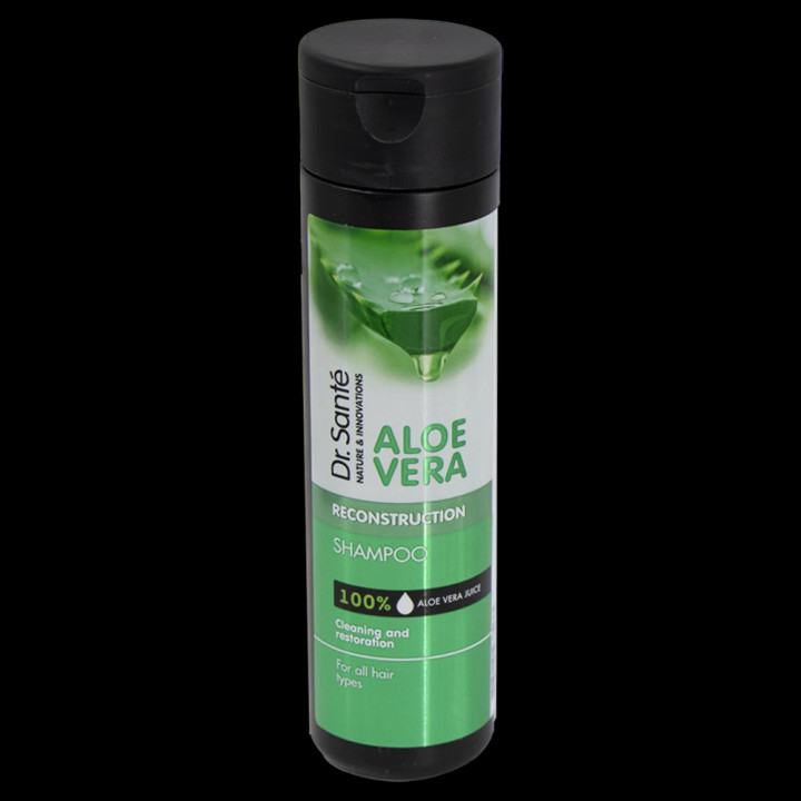 Shampoo Dr. Sante Aloe Vera für sanfte Reinigung von beschädigten und trockenen Haare, 250 ml