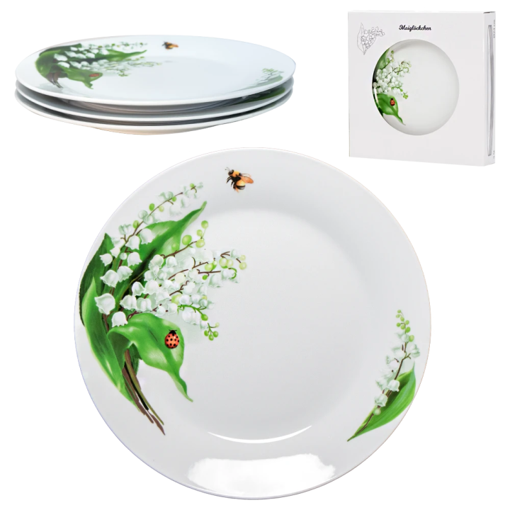 Teller 3er Set Maiglöckchen Ø24 cm