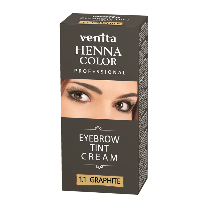 Henna colour for eyebrows Henna Color Professional 1.1 Graphite 15 g