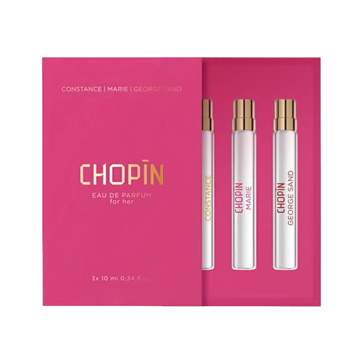 Набор парфюмированной воды CHOPIN для женщин 3 x 10 мл